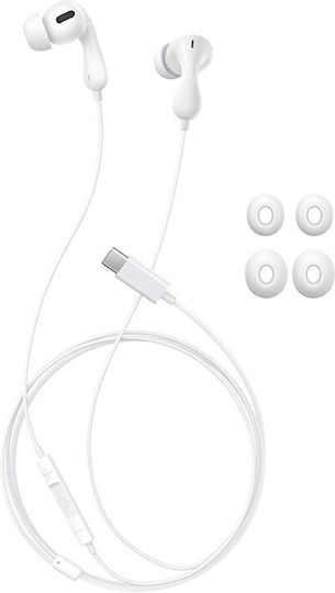 Baseus Encok CZ20 In-ear Handsfree Headphones with Connector USB-C White