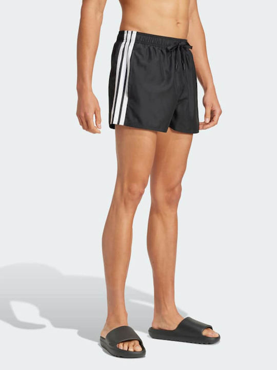 Performance Men's Swimwear Shorts Black Striped