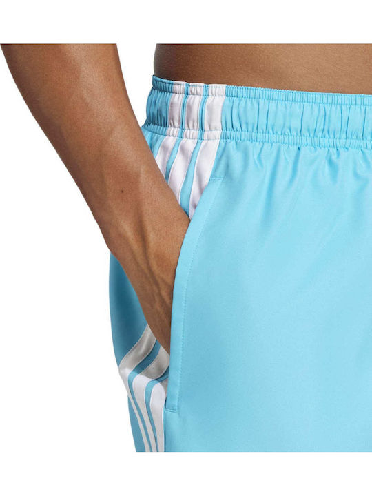 Performance Men's Swimwear Shorts Turquoise Striped