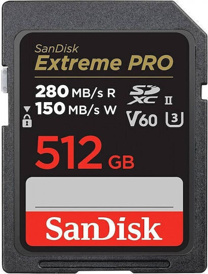Sandisk Extreme Pro SDXC 512GB Clasa 10 UHS-II