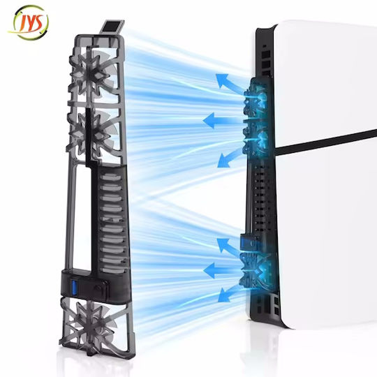 Ventilator de răcire Jys P5175-v1 Playstation 5 Slim Iluminare LED Port USB