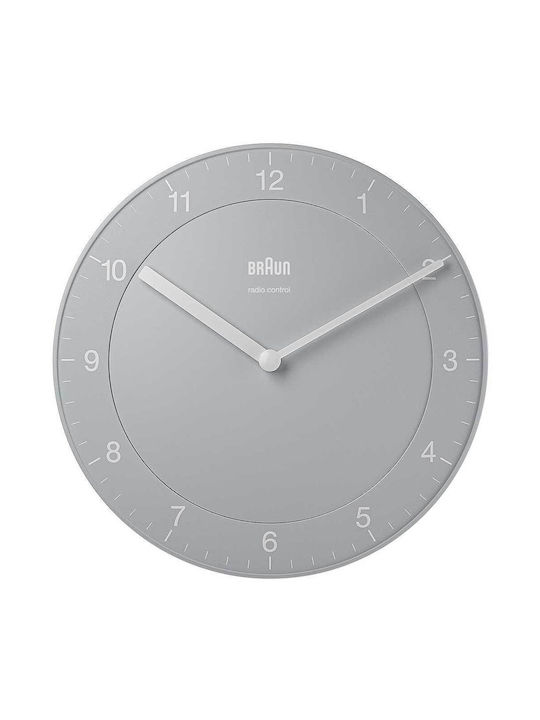 Braun Ceas de Perete Gri Ø20cm