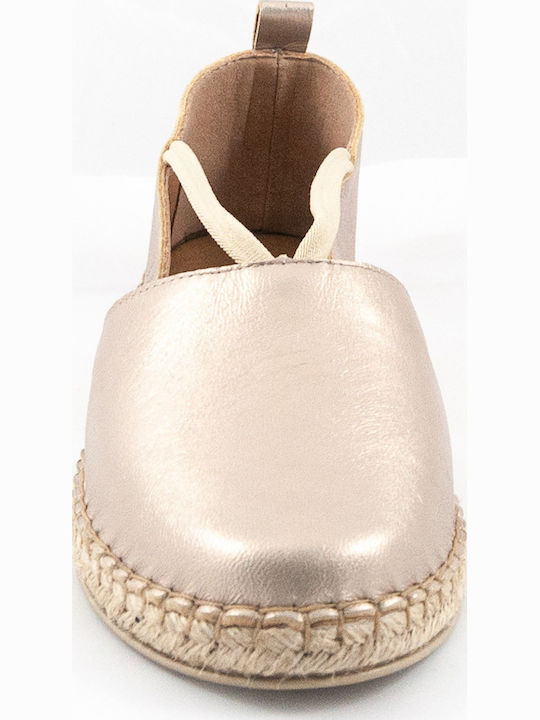 Women's Leather Espadrilles Sand