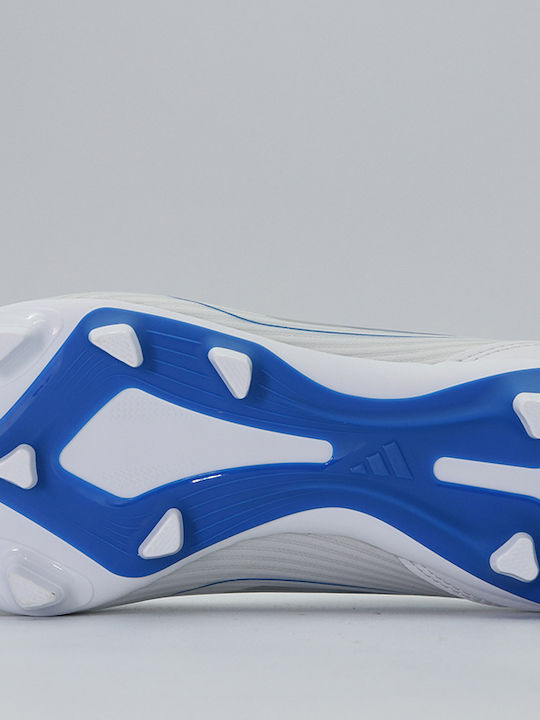 adidas F50 Club Fußballschuhe mit Stollen Weiß