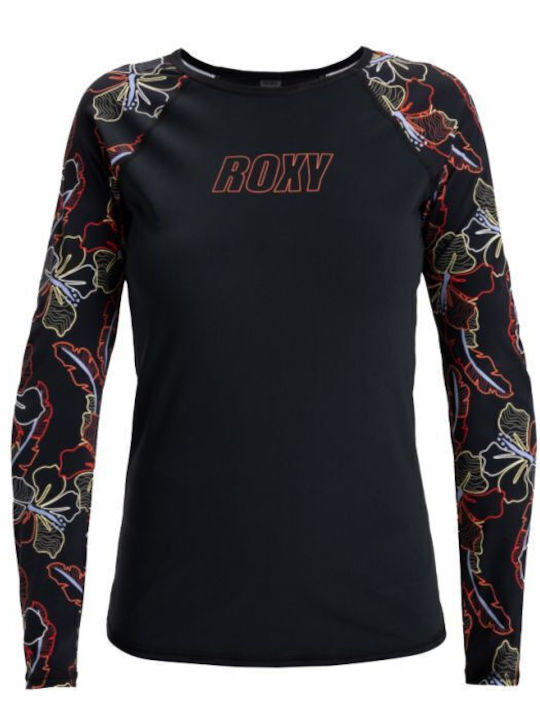 Roxy UPF 50 Γυναικεία Μακρυμάνικη Αντηλιακή Μπλούζα Γκρι