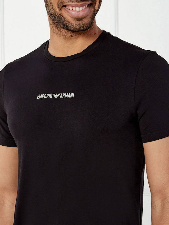 Emporio Armani Men's Summer Pajamas Set Black