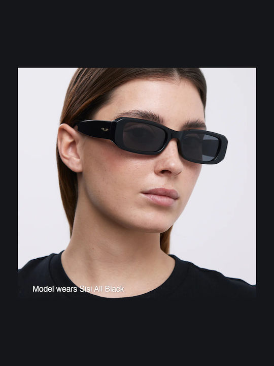 Meller Sisi Unisex Γυαλιά Ηλίου με Μαύρο Κοκκάλινο Σκελετό και Μαύρο Polarized Φακό SIS-TUTCAR