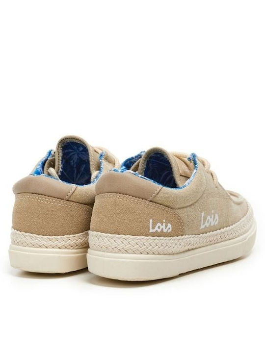 Lois Espadrilles Boy Beige Lace