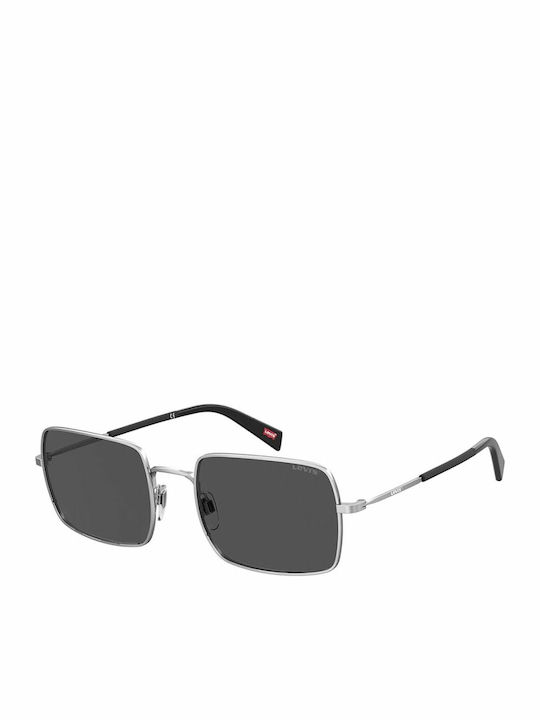 Levi's Unisex Sunglasses with Silver Metal Frame and Gray Lens LV1019/S 010/IR