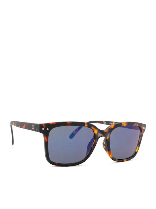Izipizi Unisex Sonnenbrille mit Kunststoff Gestell Tortoise Mirror