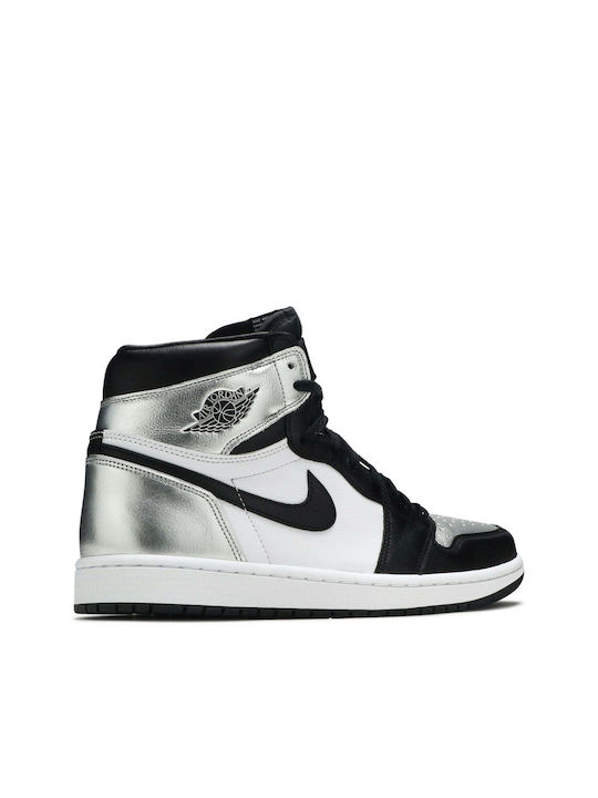 Jordan Sneakers Silver Toe
