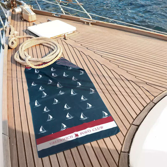 Greenwich Polo Club Microfiber Body Towel 280g/m² Blue 80x170cm