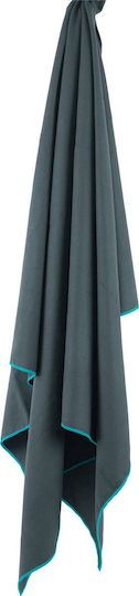 Lifeventure Recycled Softfibre Trek Towel Gray Giant