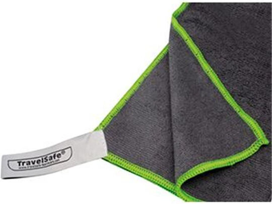 Travelsafe Πετσέτα Microfiber Σώματος Γκρι 70x135εκ.