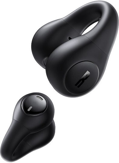 Baseus Bass 15 Clip Open Ear Bluetooth Handsfree Earphones with Charging Case Black