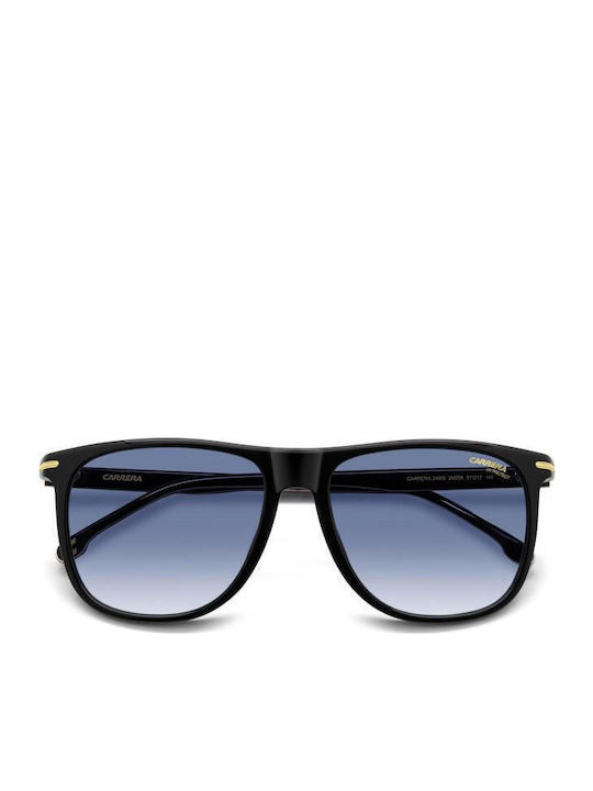 Carrera Ochelari De Soare Pentru Bărbați Cu Ramă Neagră Din Plastic Și Lentile Gri Degrade 349/S 2M2/08