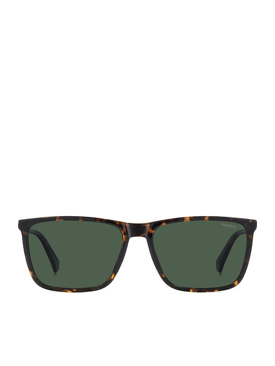 Polaroid Bărbătești Ochelari de soare cu Maro Tortoise Cadru și Verde Lentilă PLD4180/S 086/UC
