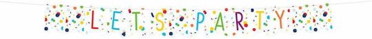 Amscan Confetti Birthday 19cm x Garland for Party 185cm