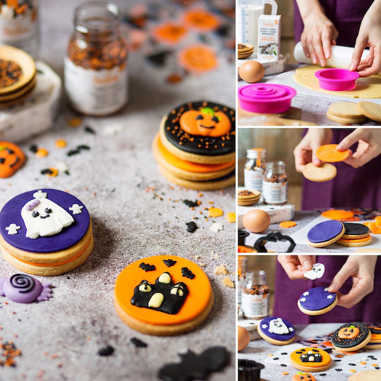 Decora 6 Halloween Fantasy Zucker Dekorationen