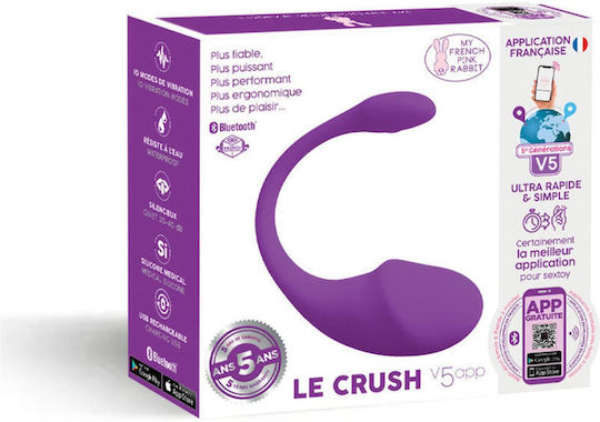 Δονητής Egg με Remote Control 18cm Μωβ
