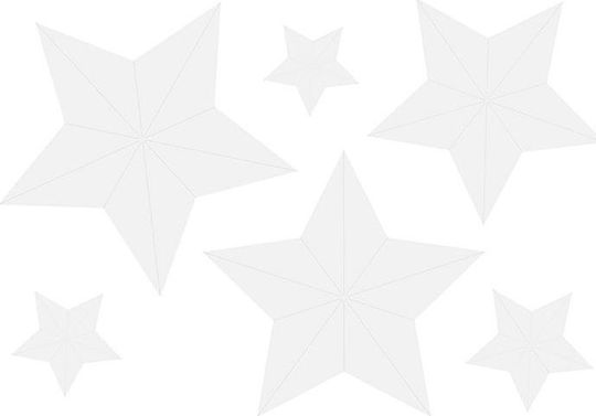 PartyDeco Hängendes Ornament für Party 6 Stück 3 cm