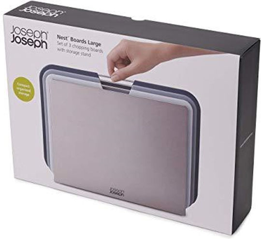 Joseph Joseph Σετ Επιφάνεια Κοπής Πλαστική Πολύχρωμη 35.5x26cm 3τμχ