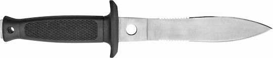 Fox Outdoor Double Edged Μαχαίρι Μαύρο σε Θήκη