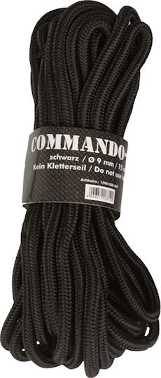 Mister B Rope 15m Σχοινί Δεσίματος σε Μαύρο Χρώμα