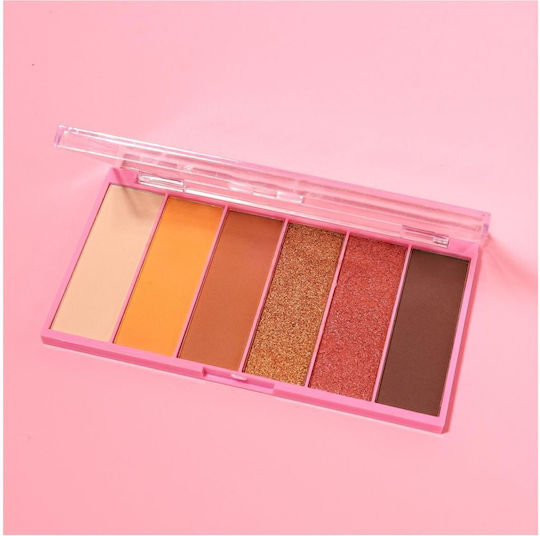 Sunkissed Eyeshadow Παλέτα με Σκιές Ματιών Matte σε Στερεή Μορφή Wild West 27gr