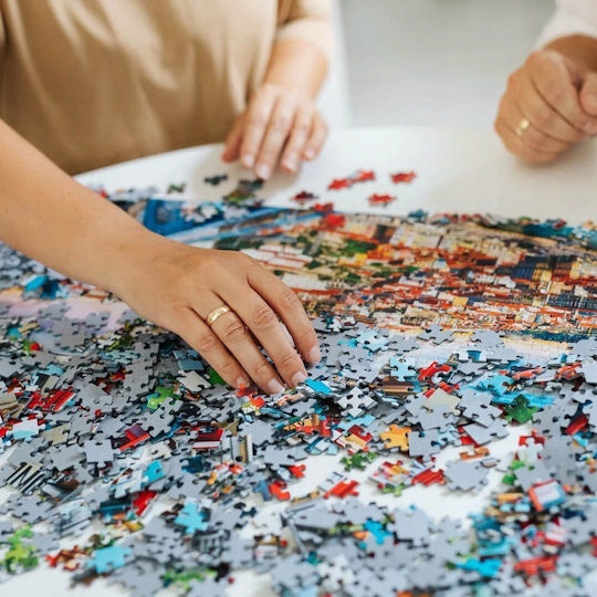 2000-Teile Puzzle Katzenabend