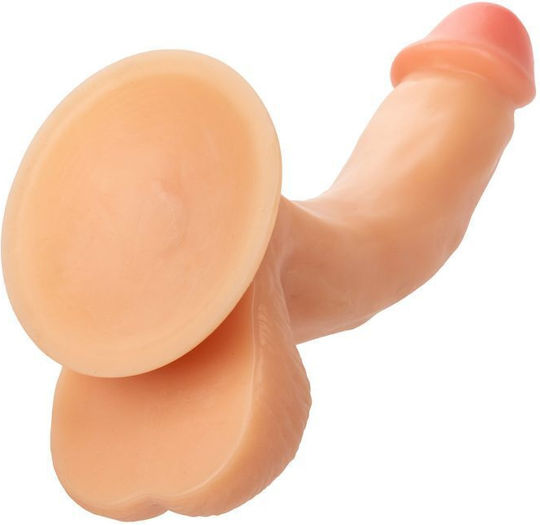 Calexotics Dildo mit Hoden und Saugnapf Fleisch 21cm