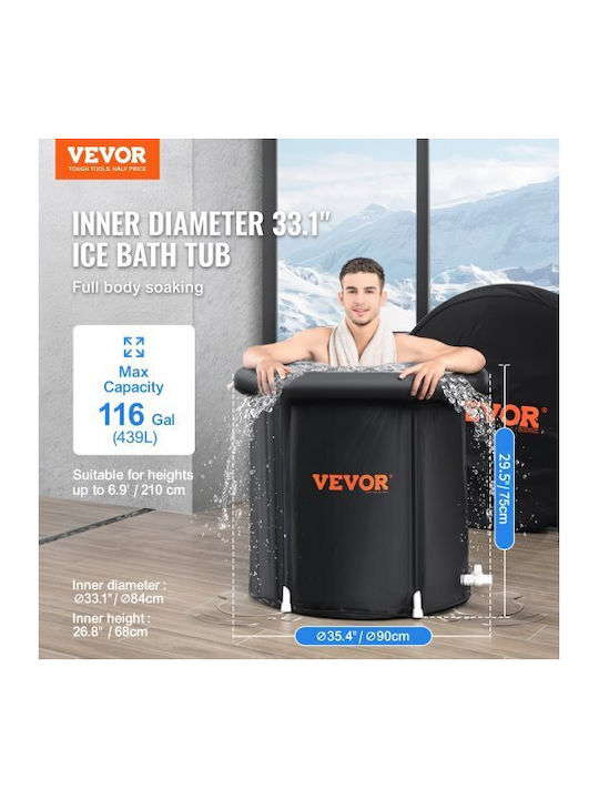 Vevor Badewanne Acryl 90x90cm