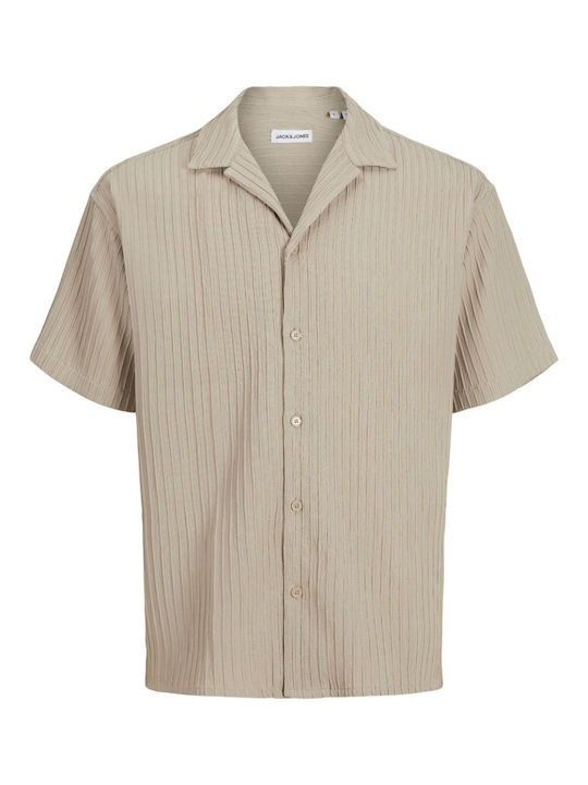 Къс ръкав Риза Beige