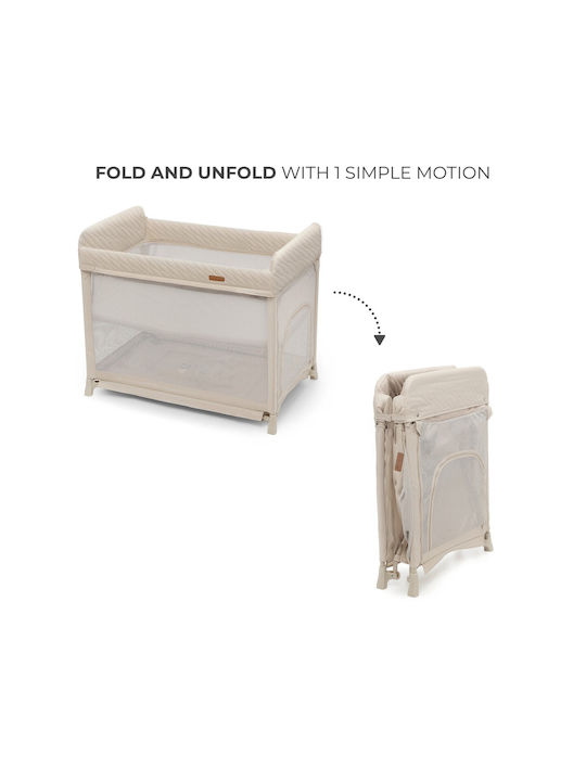 Kinderkraft Moon Dream Playpen 2 Levels with Mattress Beige
