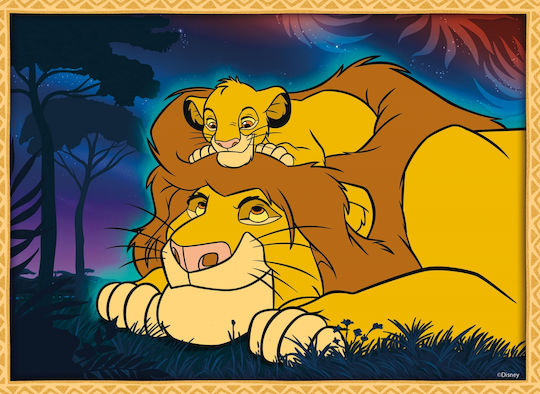 Lisciani Disney Puzzle Maxiboden 4 x 48 Der König der Löwen