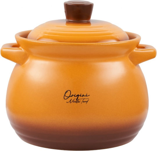 Heinner Oala Ceramica Ceramic Round Heat-Resistant Cookware with Lid 6000ml