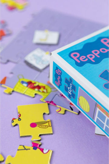 Детски Пъзел Peppa" Забавление за 4+ години+ Години 60бр Dodo
