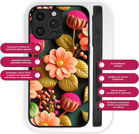 Θήκη Sonique 3d Flower Series Oppo Reno10 5g Σομόν