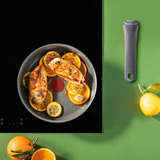 Tefal Ingenio Renew Σετ Τηγάνια Grey με Αντικολλητική Επίστρωση 2τμχ