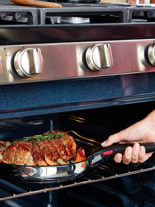 Tefal Ingenio Cook Eat Cookware Set of Stainless Steel with Non-stick Coating Silver 15pcs