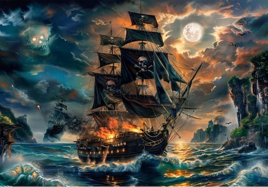 Cle Puzzle 300 Supercolor Piraten 21738
