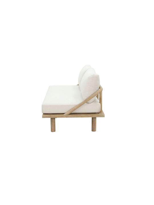 Siesta Διθέσιος Καναπές Κρεβάτι Cream 180x80x59εκ.