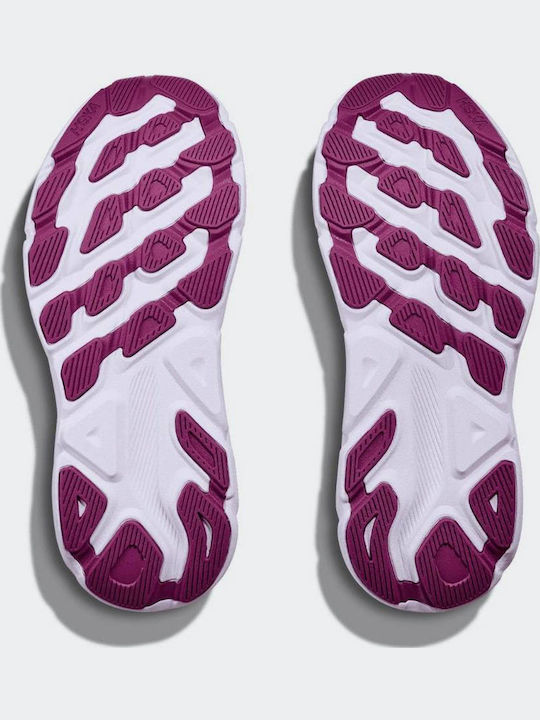 Clifton 9 Kids Sports Shoes Running with Laces Pink