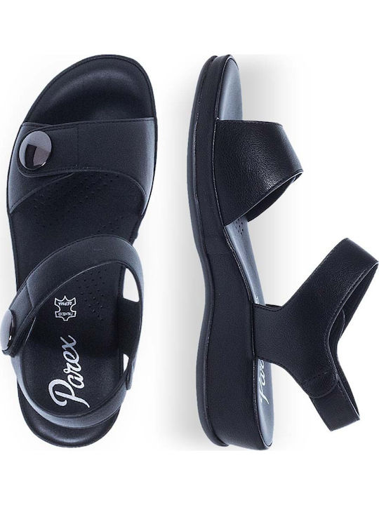 Women's Flat Sandals Anatomic in Black Color