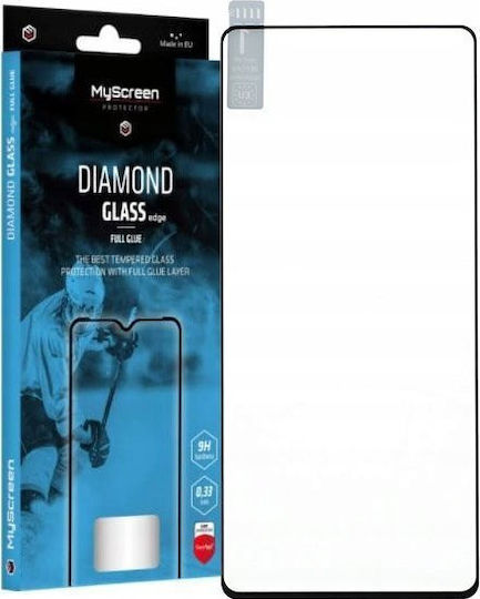 MyScreenPROTECTOR Diamond Glass Edge Full Glue Full Face Tempered Glass Μαύρο (Motorola Edge 30 Pro)