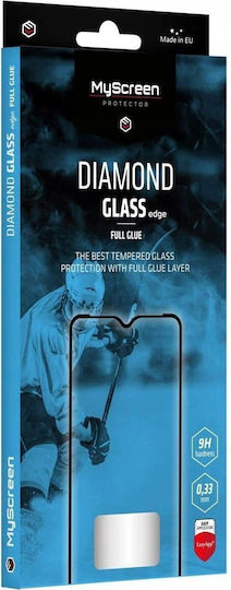 MyScreenPROTECTOR Diamond Glass Edge Full Glue Full Face Tempered Glass Μαύρο (Motorola Edge 30 Pro)