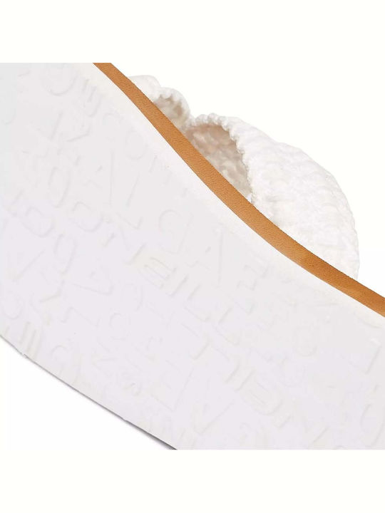 Ditsy Bloom Slides în Culoare Albă