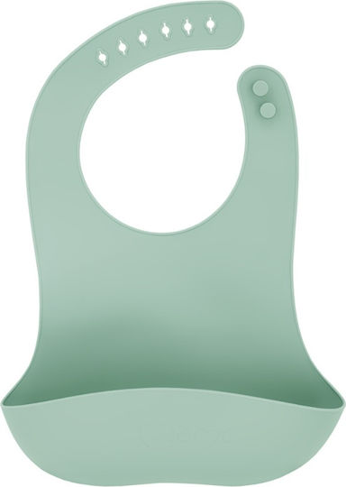 Momi Feeding Set made of Silicone Green 6pcs