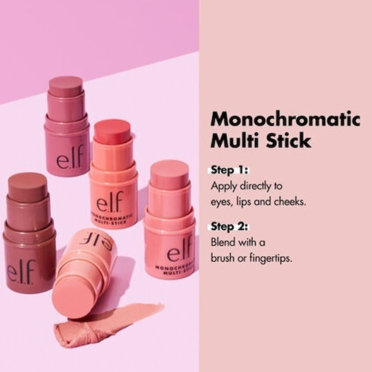 e.l.f Cosmetics Monochromatic Stick Fard Obraz Glistening Peach 5gr