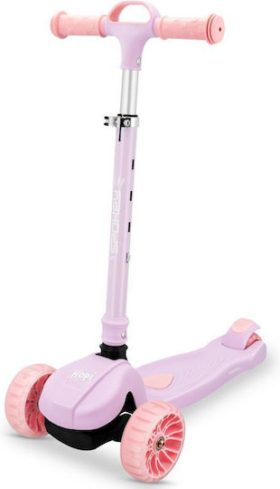 Spokey Scuter Copii Pliabil Hopi Balance 3 Roți Roz